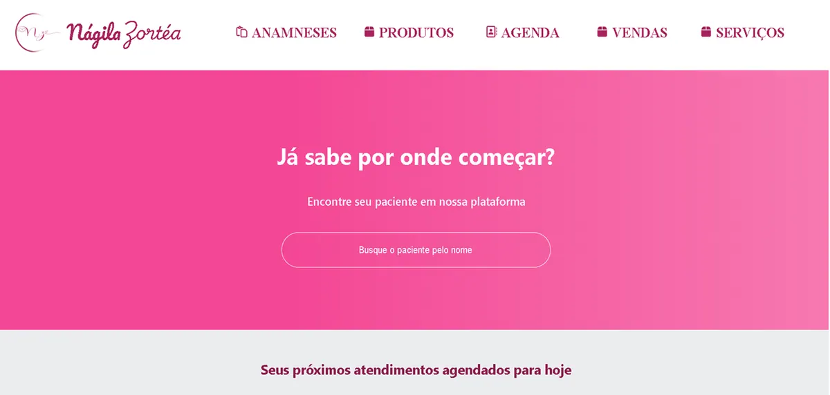 Aesthetic Clinic - login screen