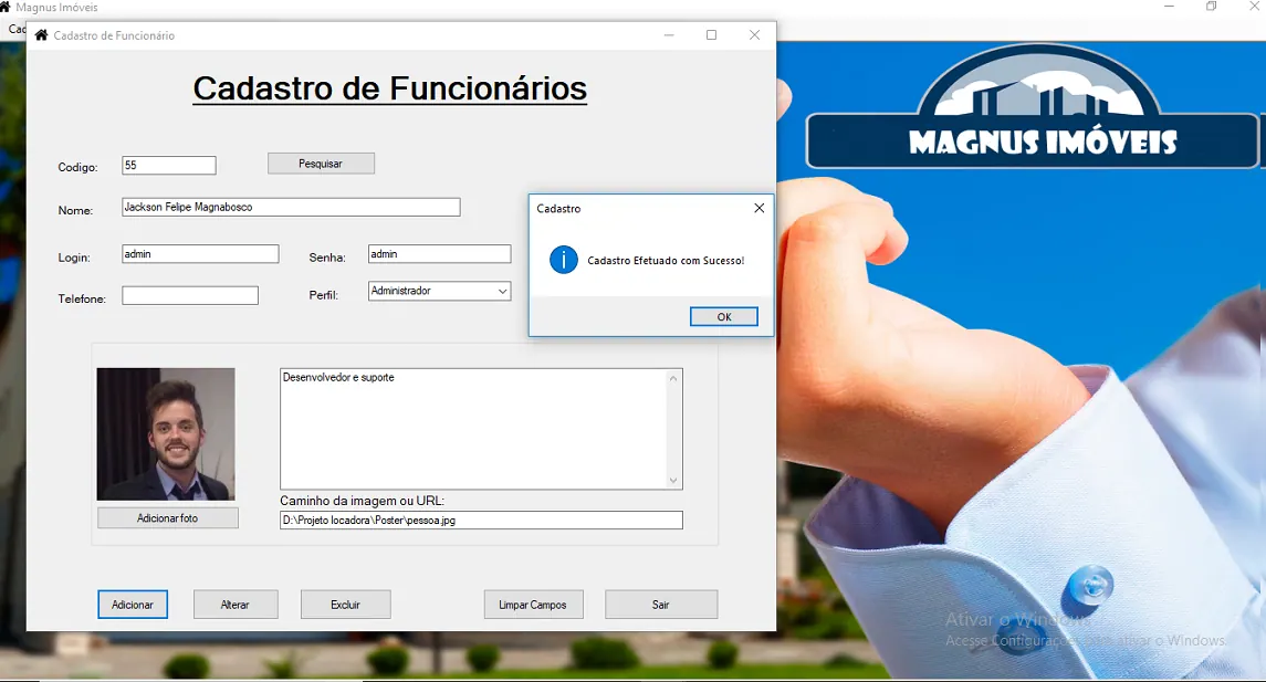 Real Estate Magnus - home screen