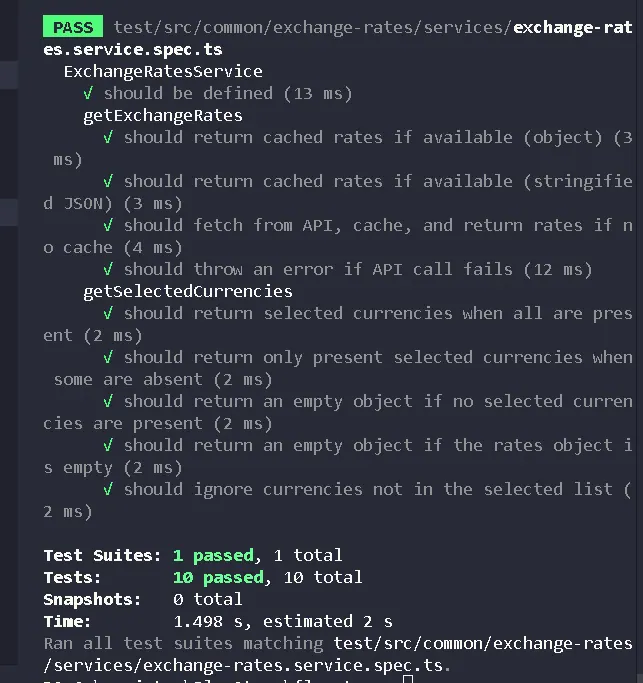 Scalable Product Import System - Jest test suite results