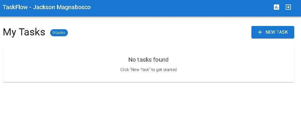TaskFlow - empty task list state
