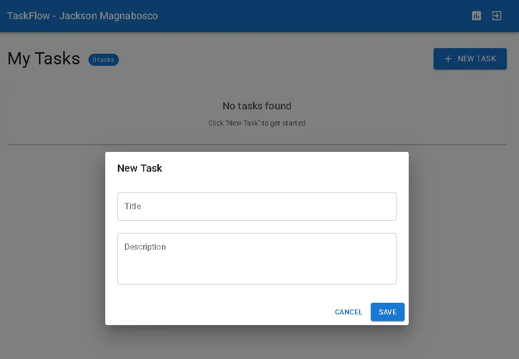 TaskFlow - creating a new task