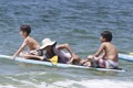 Atriz na praia